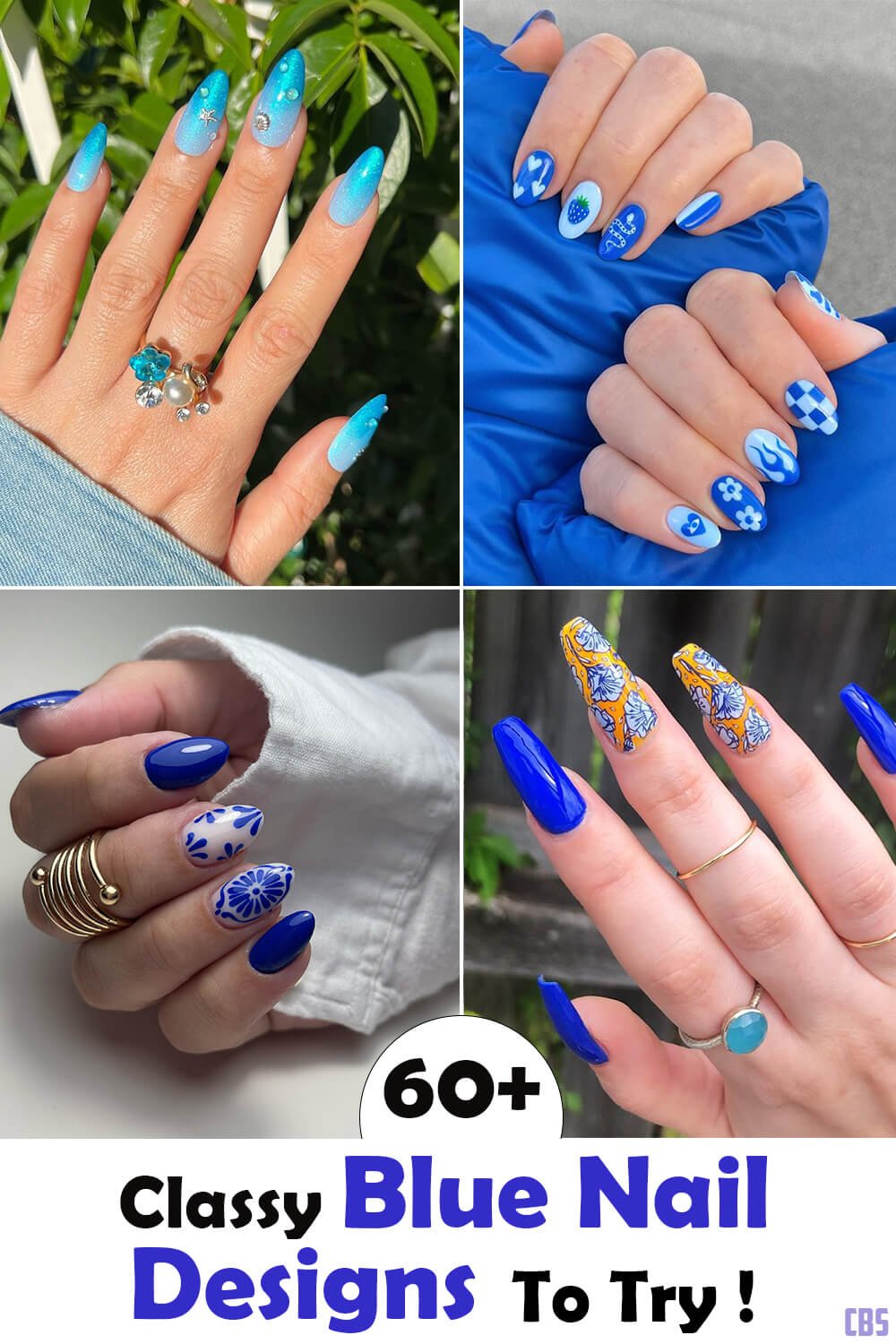 Blue nail designs