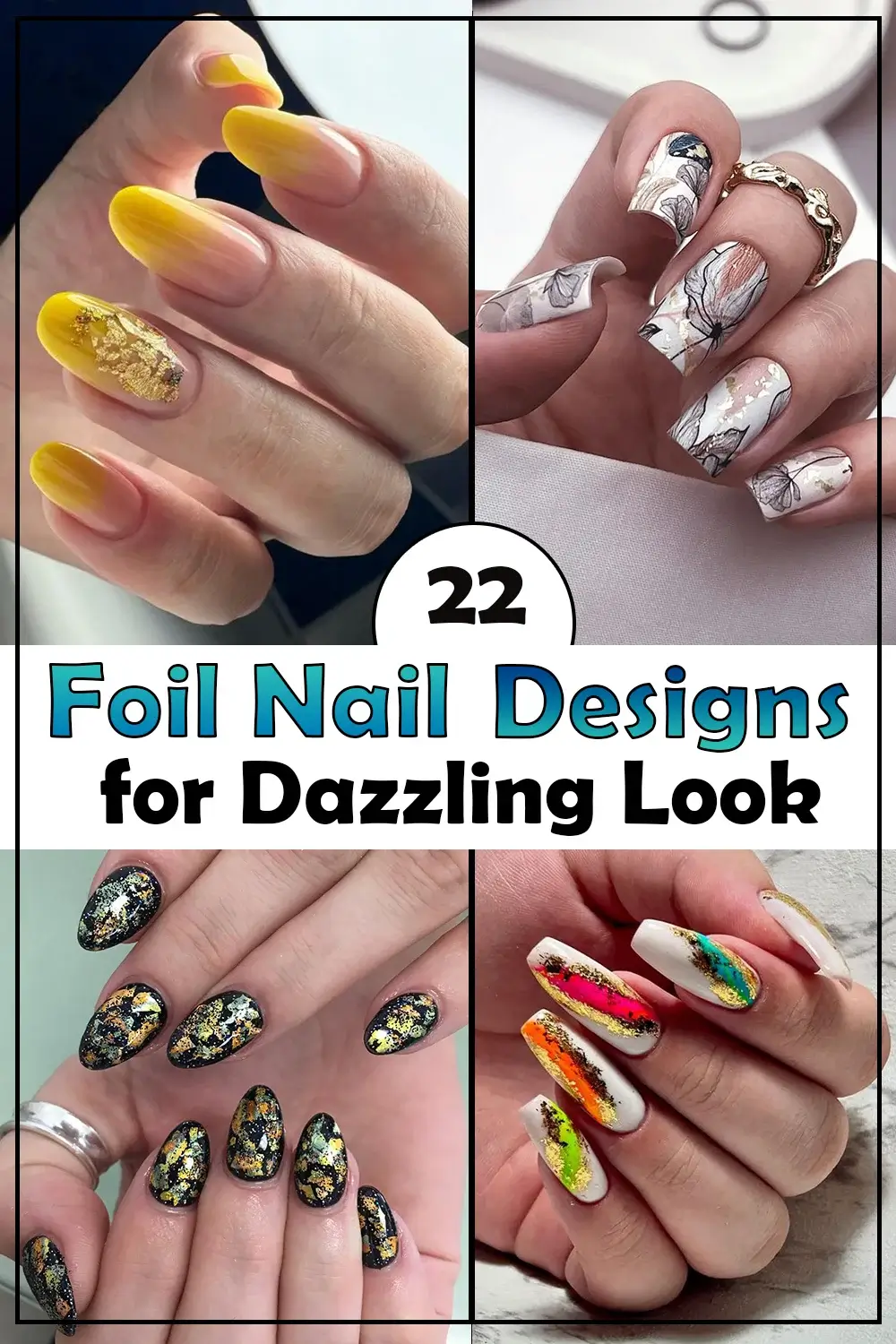 Foil Nails art