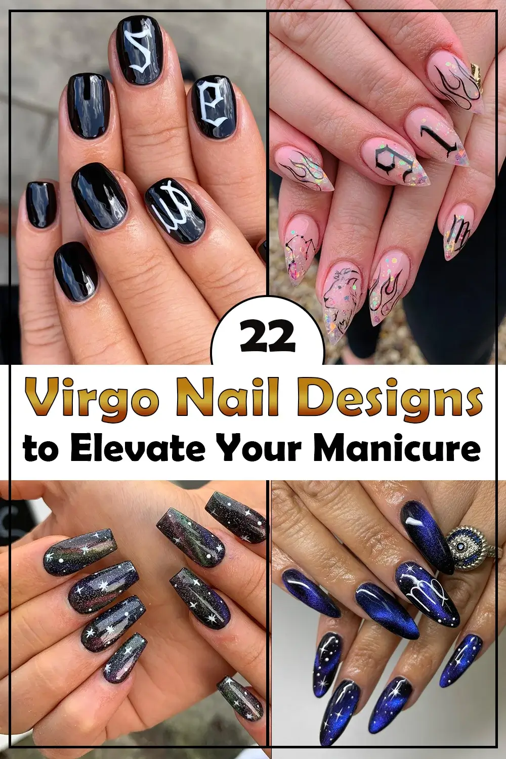 Virgo Nail designs